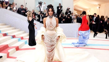 Kim Kardashian is Dripping in Pearls at the 2023 Met Gala